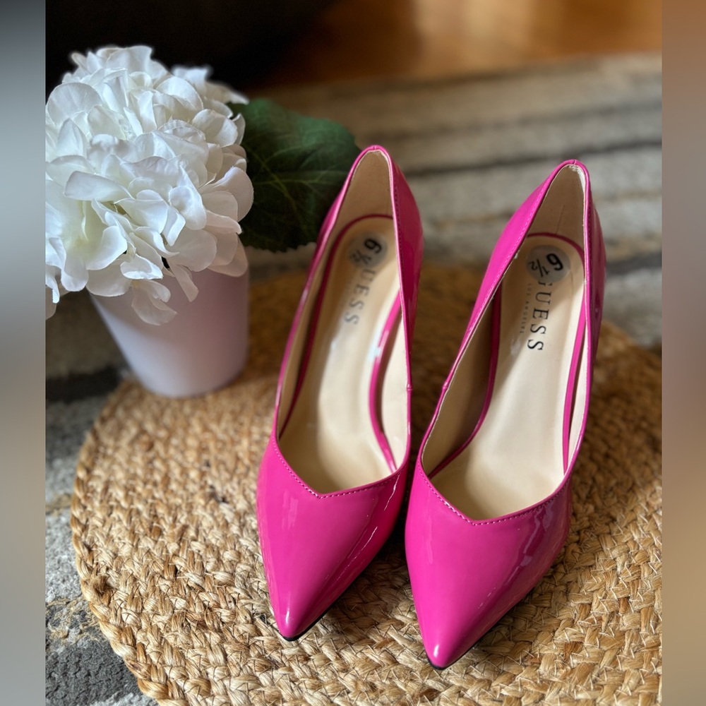 Guess Pink Fuchsia Heels 🩷